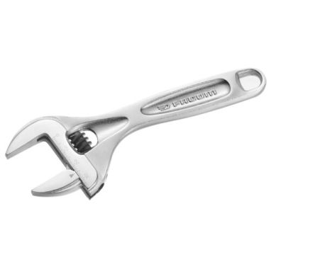 Facom Adjustable Spanner, 160 Mm Overall, 33mm Jaw Capacity