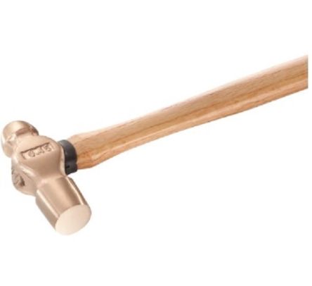 Facom Hammer, Kugelhammer Kugel Aus Beryllium-Kupfer Funkenfrei Holz-Stiel 1.5kg 397 Mm