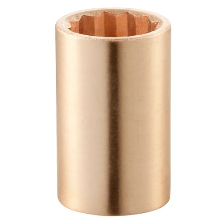Facom 1/2 In Non-Sparking 12 Point Socket Socket, 40 Mm Overall