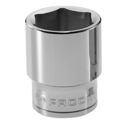Facom 1/2 In Drive 31mm Standard Socket, 6 Point, 44 Mm Overall Length