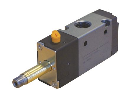 RS PRO RV, G1/8 Pneumatik-Magnetventil, Magnet/Feder-betätigt
