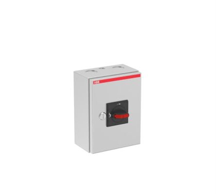 ABB 4P Pole Screw Mount Switch Disconnector - 16A Maximum Current, 7.5kW Power Rating, IP65
