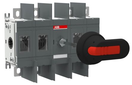 ABB Interruptor Seccionador, 4P, NA, Corriente 250A, Potencia 145kW, IP00 1SCA022745R0180