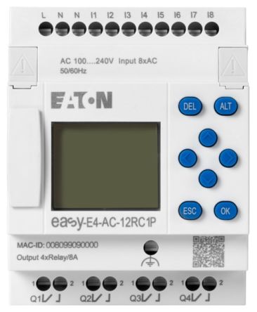 Eaton Easy Series Control Relay For Use With Easy E4, Relay Output, 4-Input, Analog Input