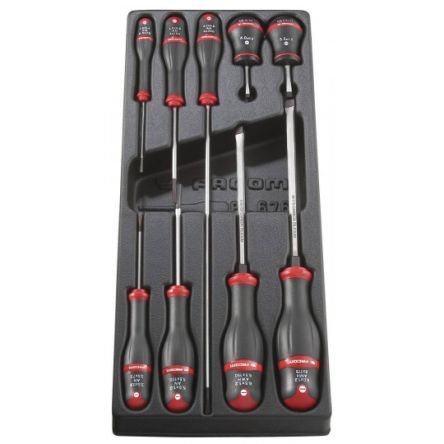 Facom Phillips; Slotted Screwdriver Set, 9-Piece