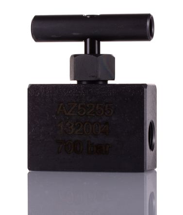 RS PRO 液压流量控制阀, AZ系列, NPT 3/8螺纹接口, 钢制, 700 bar最大操作压力