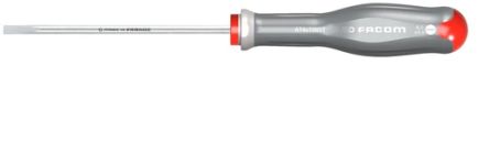 Facom Slotted Screwdriver, 5.5 Mm Tip, 100 Mm Blade, 210 Mm Overall