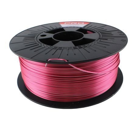 RS PRO PLA Magic 3D-Drucker Filament, Raspberry/Silber, 1.75mm, 1kg