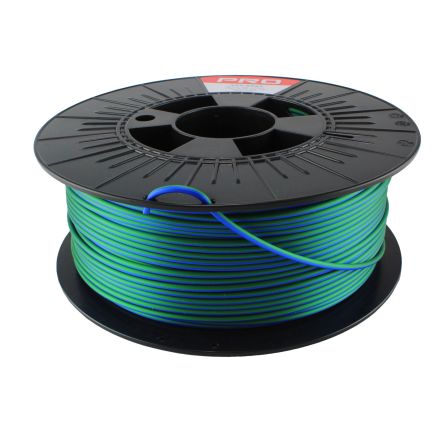 RS PRO PLA Magic 3D-Drucker Filament, Blau/Grün, 2.85mm, 1kg