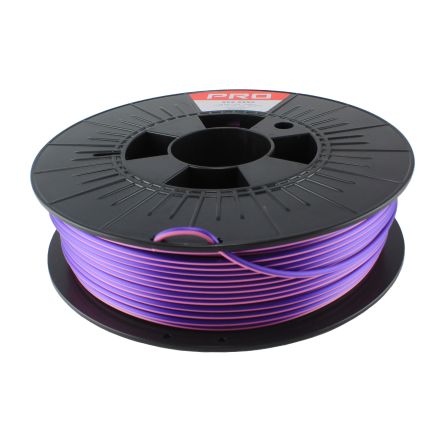 RS PRO 2.85mm Pink/Purple PLA 3D Printer Filament, 300g