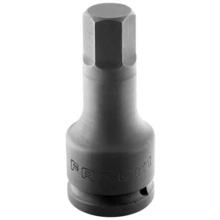 Facom 19mm, 3/4 In Drive Impact Socket, 100 Mm Length