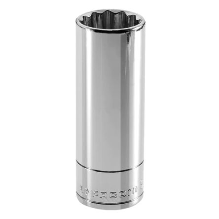 Facom 3/8 In Drive 21mm Deep Socket, 12 Point, 60 Mm Overall Length