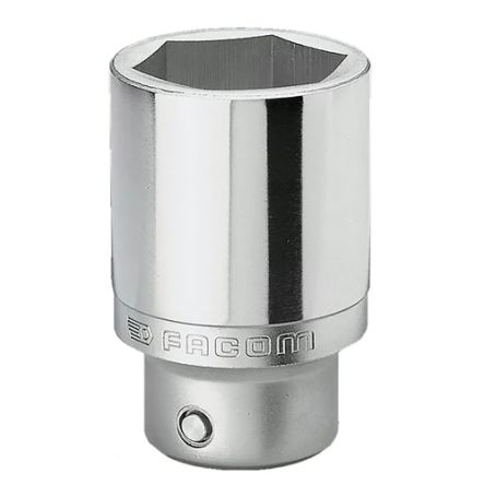 Facom 3/4 In Drive 19mm Deep Socket, 6 Point, 90 Mm Overall Length