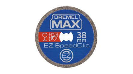 Dremel Aluminium Oxide Cutting Disc, 38.1mm X 0.58mm Thick, S545DM