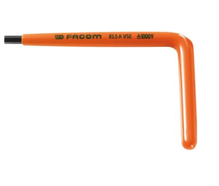 Facom L Shape Metric Hex Key, 12mm