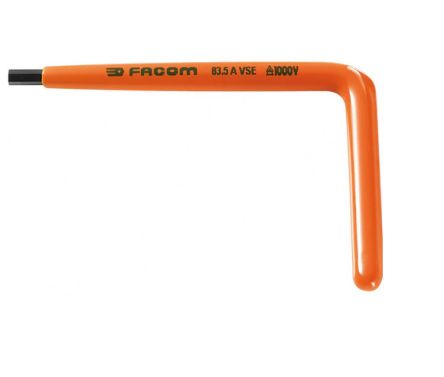 Facom Metrisch Innensechskant-Schlüssel 3mm L-Form Lang