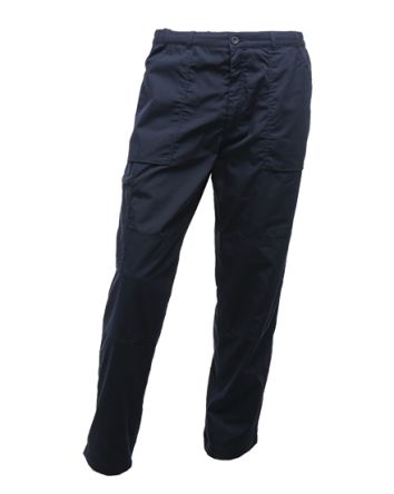 Regatta Professional Men's Lined Action Trousers Herren Arbeitshose, Polycotton Marineblau / 38Zoll X 31Zoll