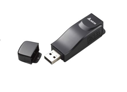 Delta Electronics Schnittstellenkonverter, USB A, RJ45, Buchse