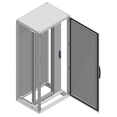Schneider Electric NSYRSW Series Grey 40 Steel Server Rack, With Swing Frame