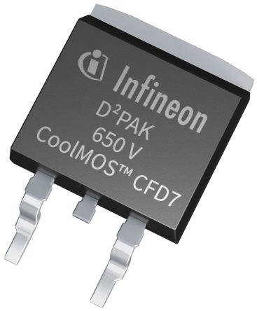 Infineon CoolMOS IPB65R110CFD7ATMA1 N-Kanal, SMD MOSFET 700 V / 22 A, 3-Pin D2PAK (TO-263)