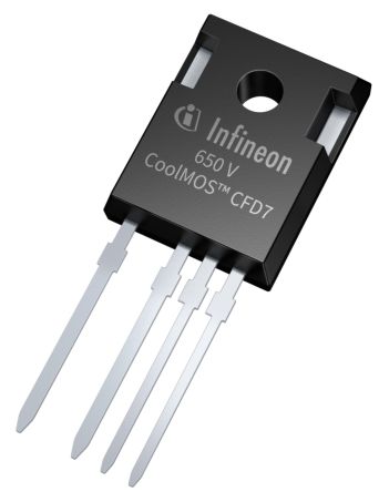 Infineon N-Channel MOSFET, 106 A, 700 V, 4-Pin TO-247-4 IPZA65R018CFD7XKSA1