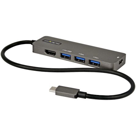 StarTech.com Docking-Station, USB-C, USB C, Mit HDMI, 4 X USB Ports USB A, USB C-Anschl. 1 Displays
