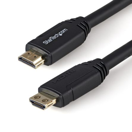 StarTech.com HDMI-Kabel A HDMI Stecker B HDMI Stecker Premium-Hochgeschwindigkeit 4K @ 60Hz Max., 3m, Schwarz