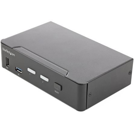 StarTech.com KVM-Switch 2-Port 1 Videoausgänge HDMI 1 Displays USB 3,5 Mm Stereo 16 X 10 X 4cm