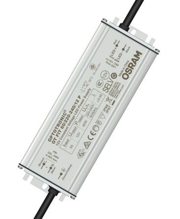 Osram Driver LED Tensión Constante, IN: 220-240 V, OUT: 12.5V, 360mA, 60W
