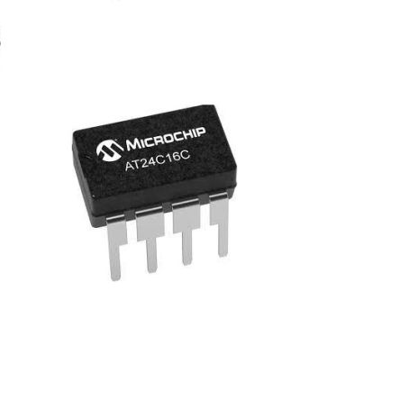 Microchip 16kB EEPROM-Chip, I2C Interface, PDIP, 550ns THT 2K X 8 Bit, 2k X 8-Pin 8bit