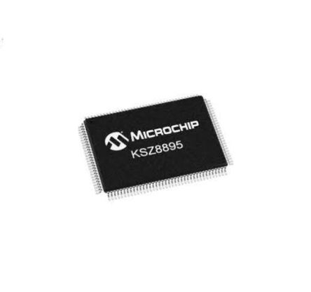 Microchip Ethernet-Schalter IC MII, RMII 100Mbit/s, PQFP 128-Pin