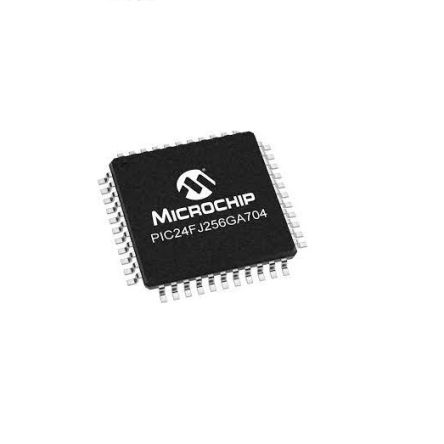 Microchip PIC24FJ256GA704-I/PT PIC Microcontroller, PIC, 256 KB Flash, 44-Pin TQFP