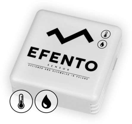 Efento 2-Kanal Feuchtigkeit, Temperatur Datenlogger, 3.6V / 2700mA, Sensor