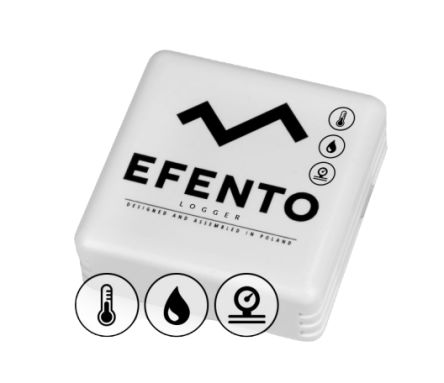 Efento Humidity Data Logger, Bluetooth, Battery-Powered