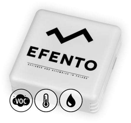 Efento Air Quality Data Logger, Bluetooth, Battery-Powered