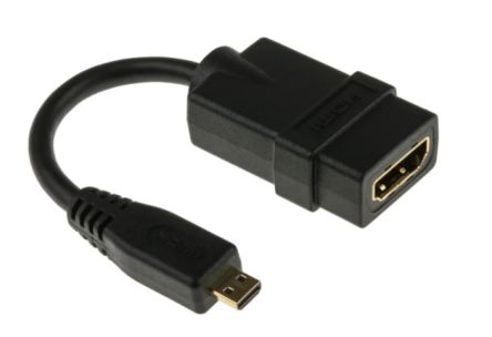 RS PRO Male Mini DisplayPort To Female DisplayPort Cable, 4K, 150mm