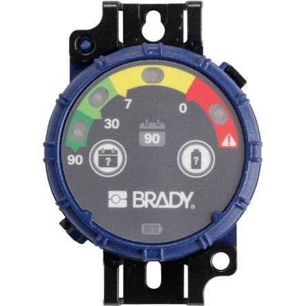 Brady贝迪 安全挂牌（检查标签）, 蓝色插卡, 套件包含10 个检验计时器