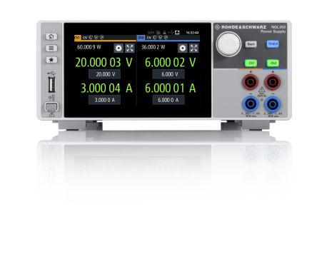 Rohde & Schwarz NGL-COM2b 2-Kanal Digital Labornetzgerät 120W, 0 → 20V / 3 A, 6 A