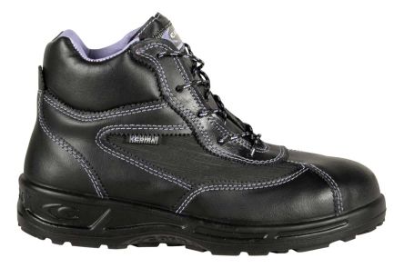 Cofra BRIGITTE Black Steel Toe Capped Womens Safety Boots, UK 5, EU 38