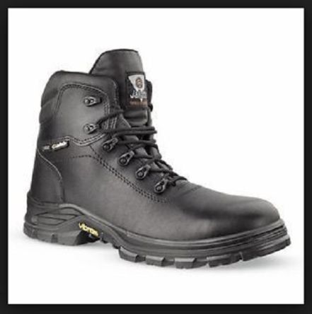 Jallatte JJV45 Black Composite Toe Capped Mens Safety Boots, UK 10, EU 44.5