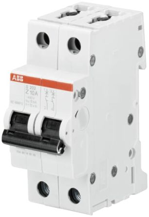 ABB S200 Leitungsschutzschalter Typ Z, 2-polig 1.6A System Pro M Compact DIN-Schienen-Montage