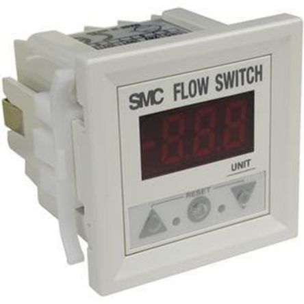 SMC Interruptor De Flujo PF2W3, 0,35 L/min → 110 L/min, 12 → 24 V DC