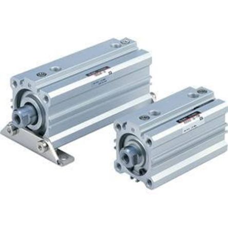 SMC Pneumatic Cylinder - 50mm Bore, 35mm Stroke, RQ Series, Double Acting