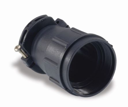 ITT Cannon Junta Negro De Plástico, Tamaño De Conector 12mm, Para Usar Con Conectores Circulares TNM