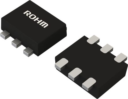 ROHM EMB52T2R Dual PNP/PNP Digital Transistor, 100 MA, -50 V, 6-Pin SOT-563