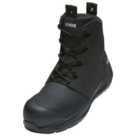 Uvex Botas De Seguridad, Serie 3 X-flow De Color Negro, Talla 44