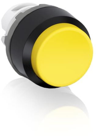 ABB MP3 Drucktastenkopf Ø 22.5mm, Gelb Tastend Rund