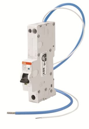 ABB RCBO, 6A Current Rating, 1P Poles, Type C