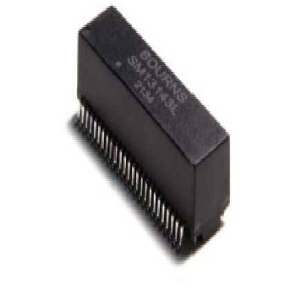 Bourns Transformador LAN Ethernet, 2 Puertos, Agujero Pasante, 27.8 X 7.6 X 8.35mm