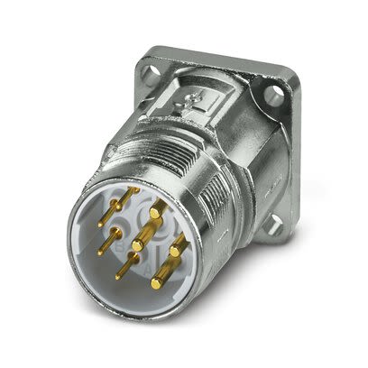 Phoenix Contact M23 PRO M23 Rundsteckverbinder Stecker 8-polig Frontmontage, Crimpanschluss IP 67